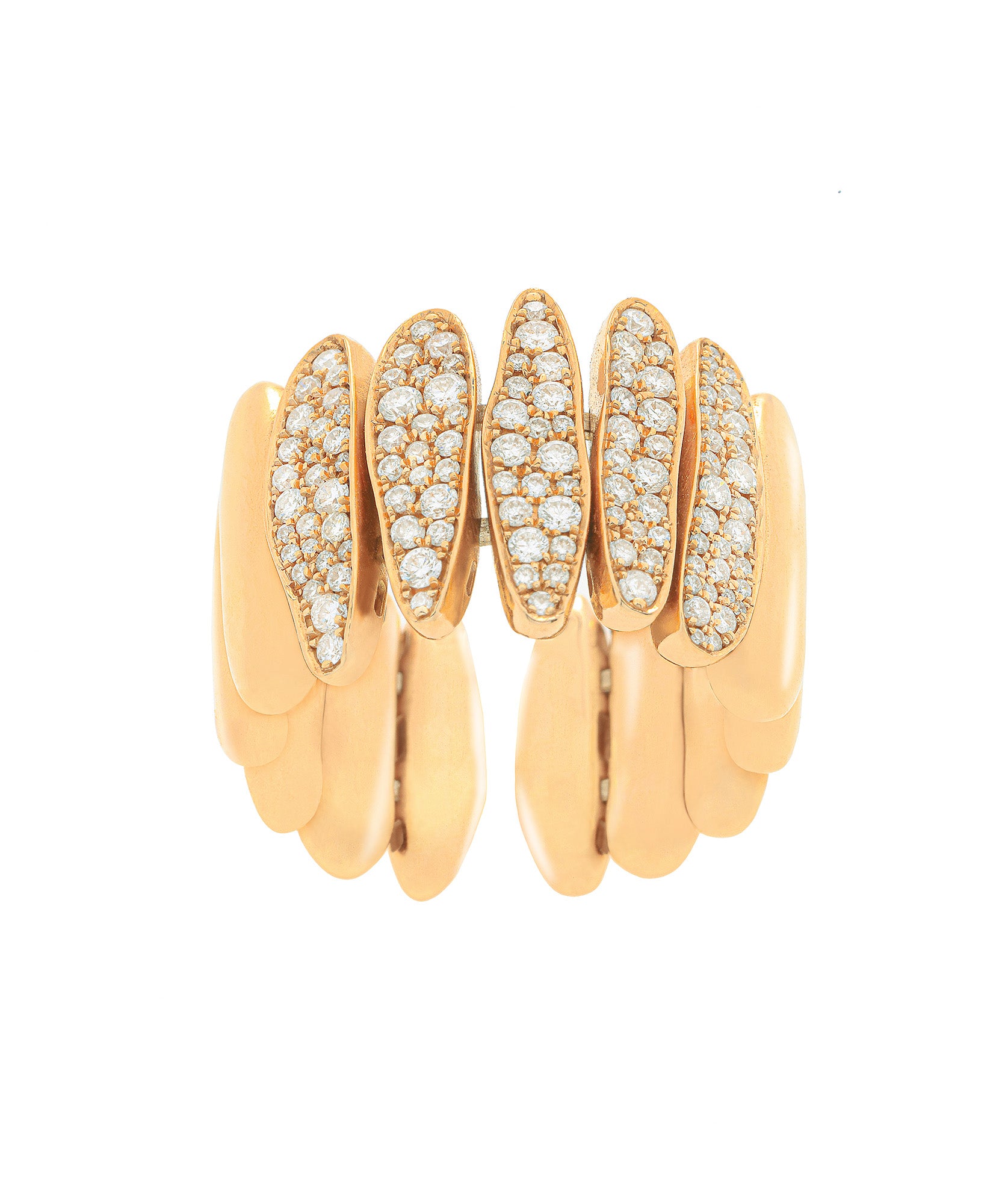 J by boghossian, white diamond, gold, ring