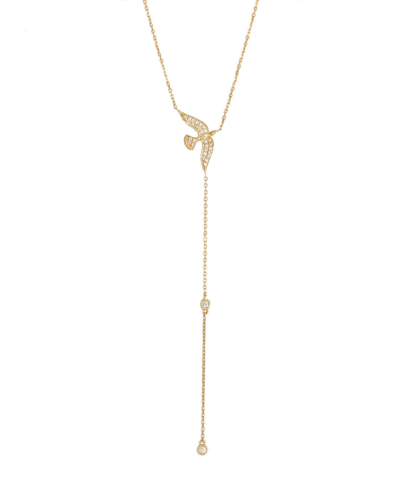 J by boghossian, white diamonds, gold, necklace, bird