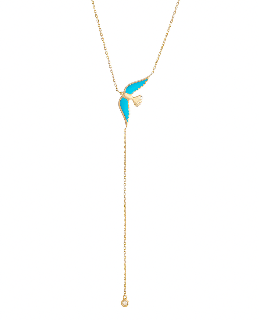 J by boghossian, white diamonds, gold, necklace, bird