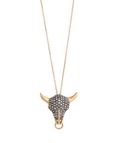 J by boghossian, gold, necklace, taurus, brown diamonds