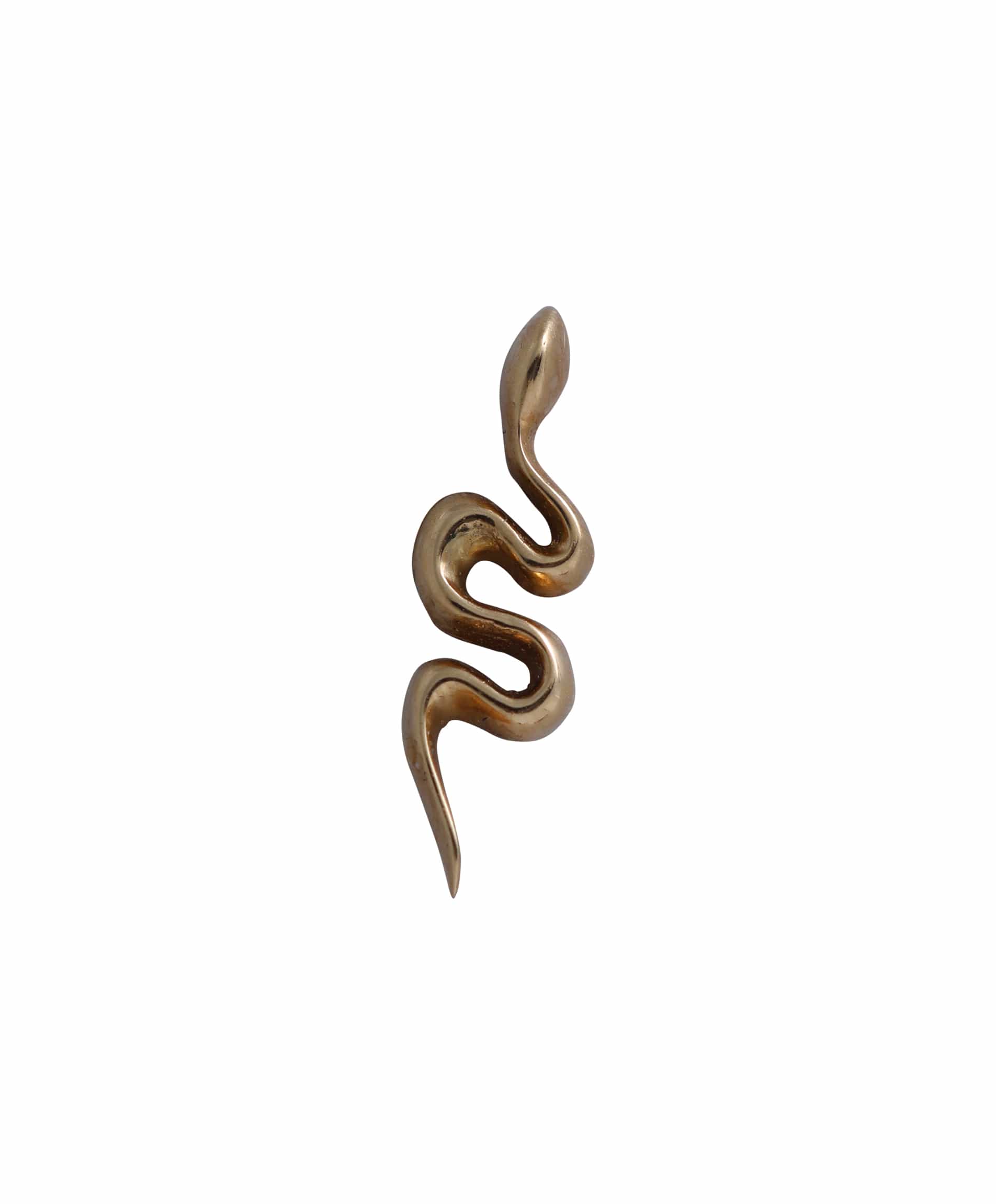 J by boghossian, gold, earrings, snake, stud