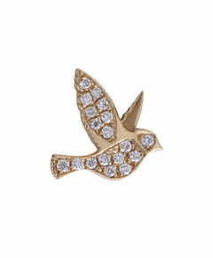J by boghossian, diamond, stud, earring, gold, bird, stud, earring