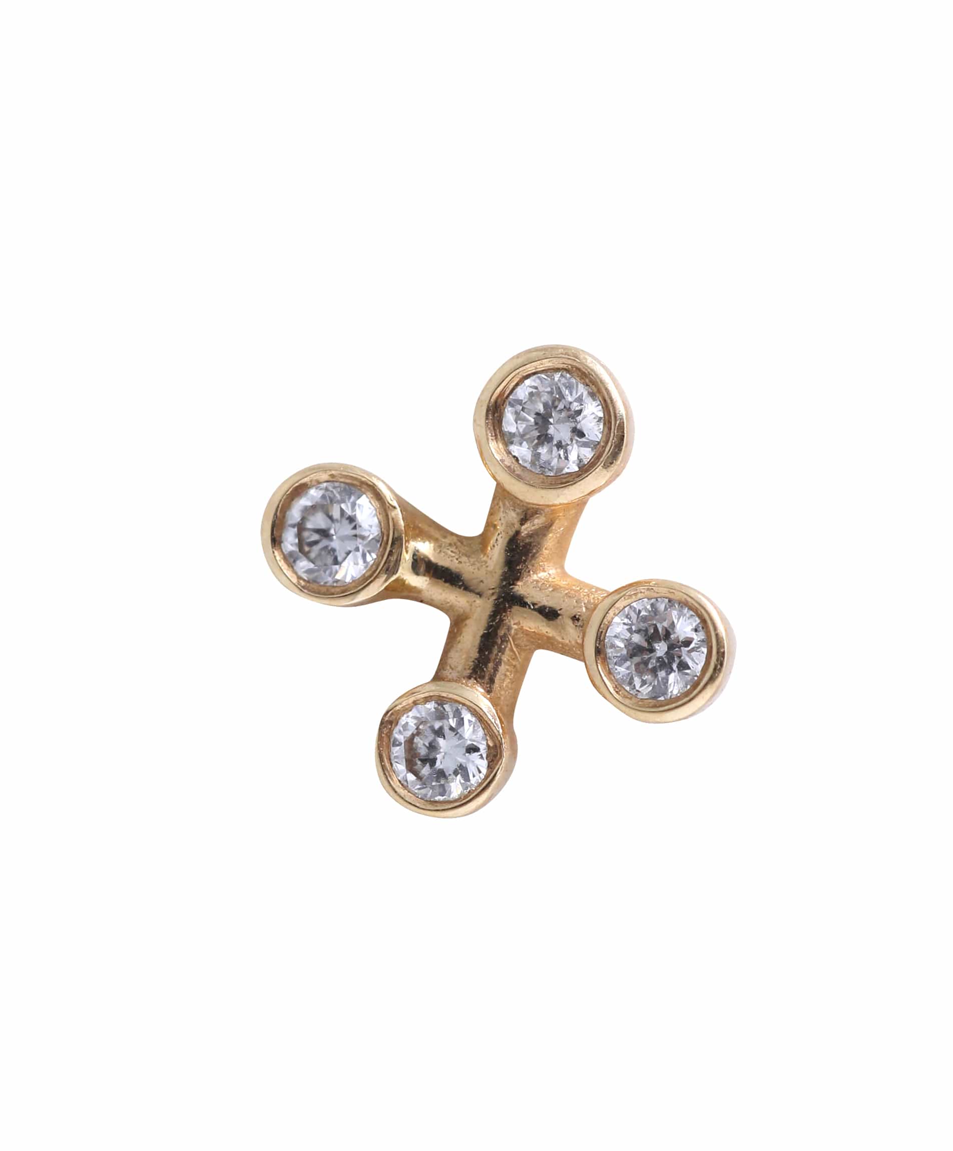 J by boghossian, gold, earrings, stud, star