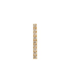 J by boghossian, bar, diamond, stud, earring, gold