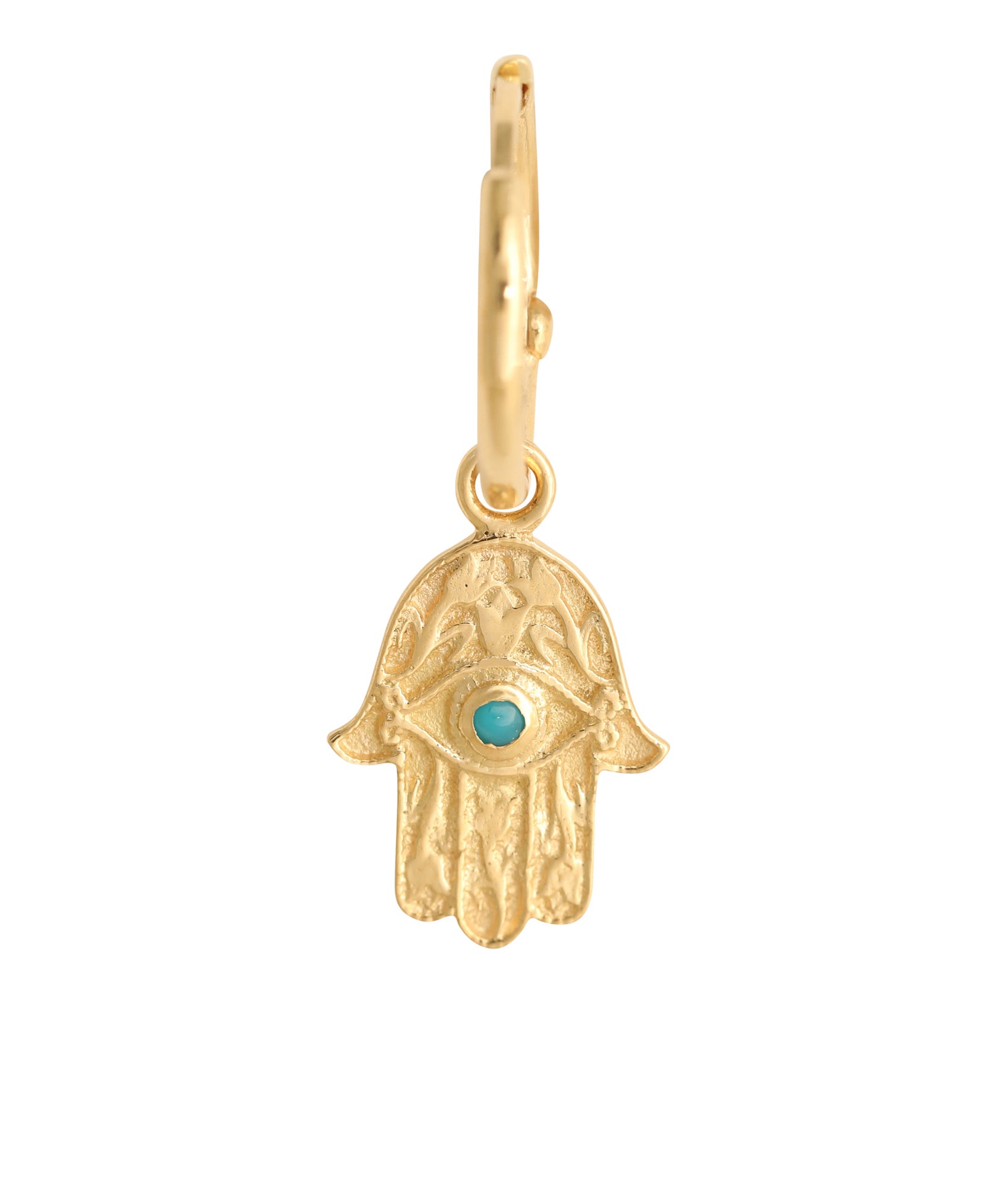 J by boghossian, gold, earring, hoop, hand, fatima, turquoise