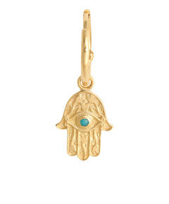 J by boghossian, gold, earring, hoop, hand, fatima, turquoise