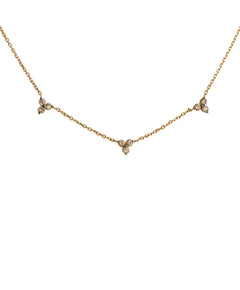 J by boghossian, gold, necklace, heart, brown diamond