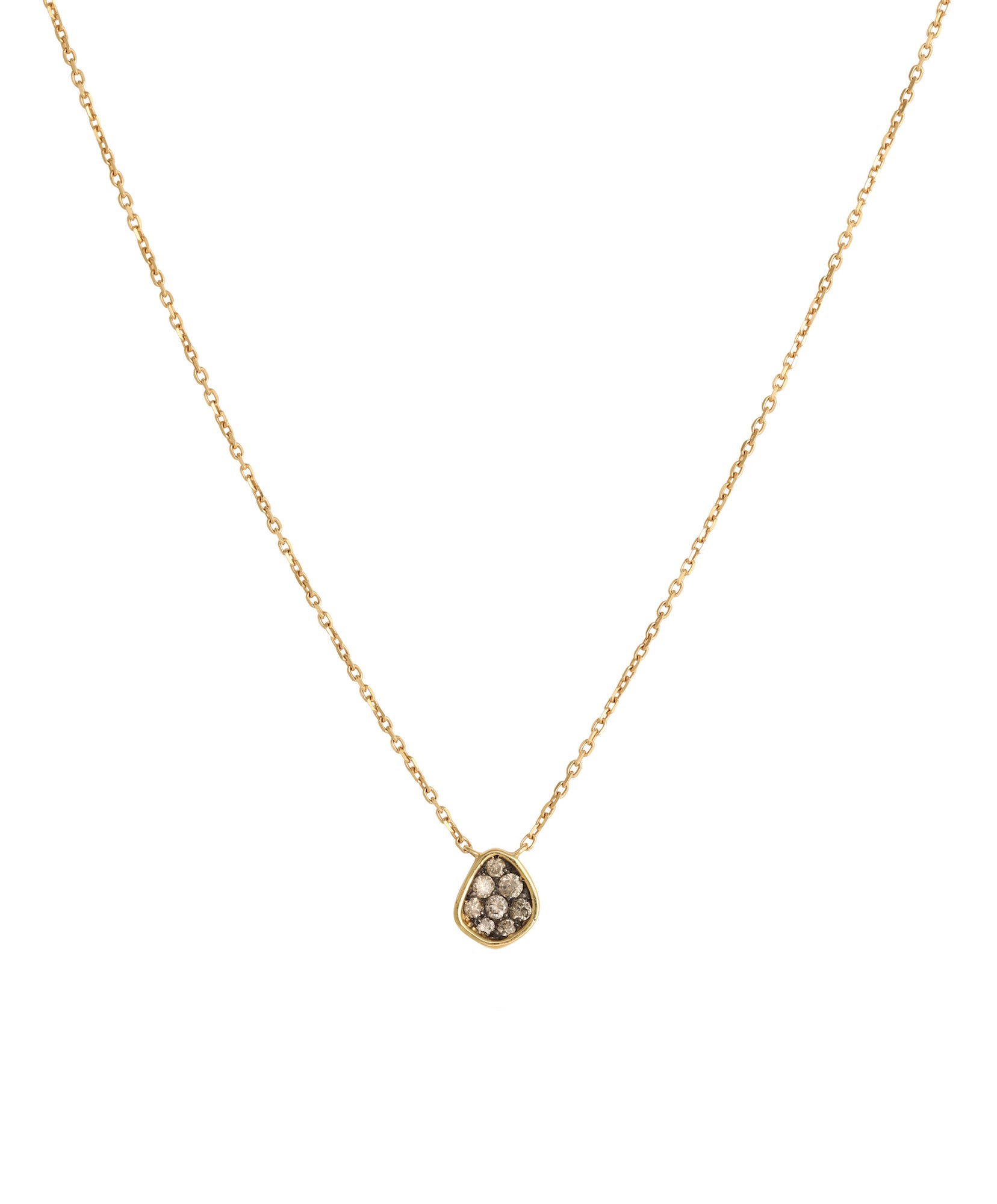  J by boghossian, white diamonds, gold, necklace, oval plum, brown diamonds