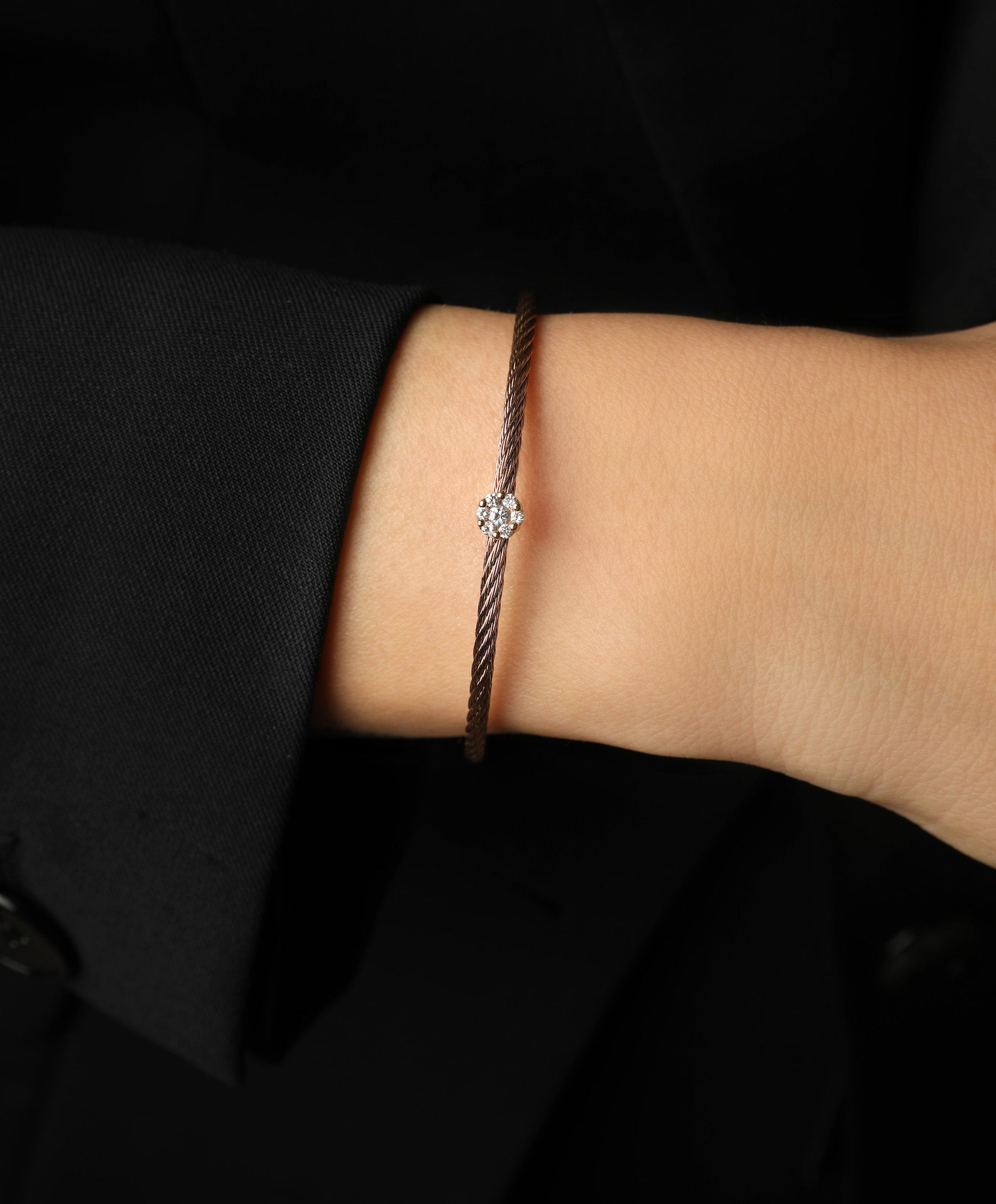 J by boghossian, diamond, gold, bracelet, cable