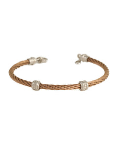 J by boghossian, gold, bracelet, twisted cable