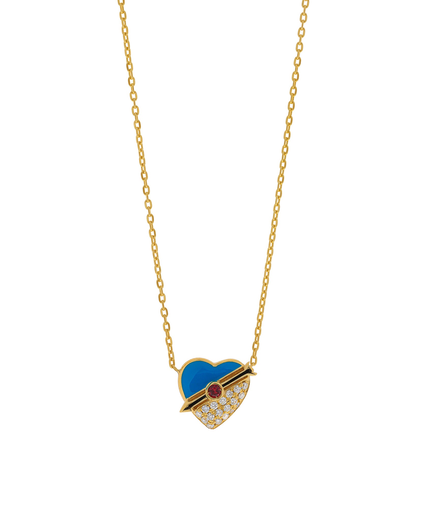  J by boghossian, white diamonds, gold, necklace