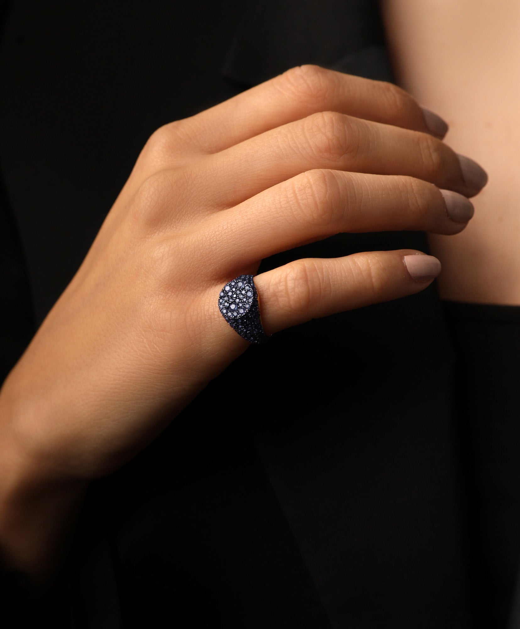 J by boghossian, ring, gold, sapphire