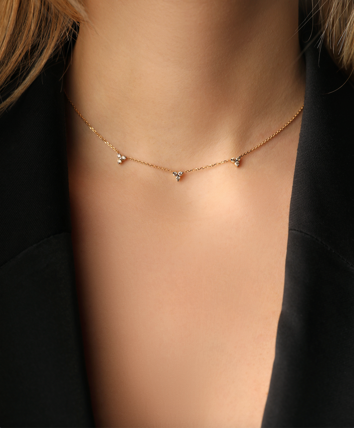 J by boghossian, gold, necklace, heart, brown diamond