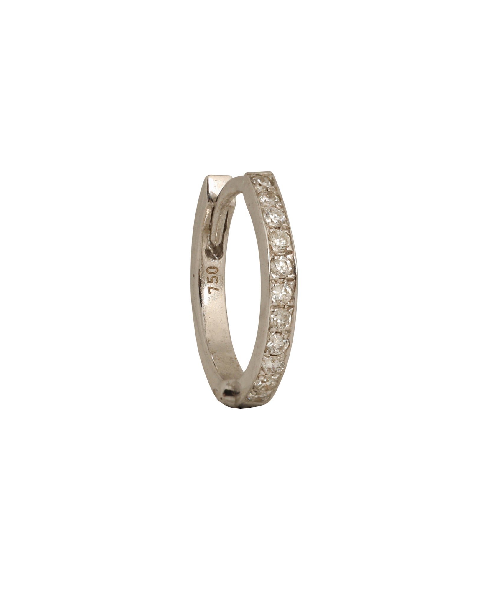 J by boghossian, earing, classic, diamond, hoop, gold