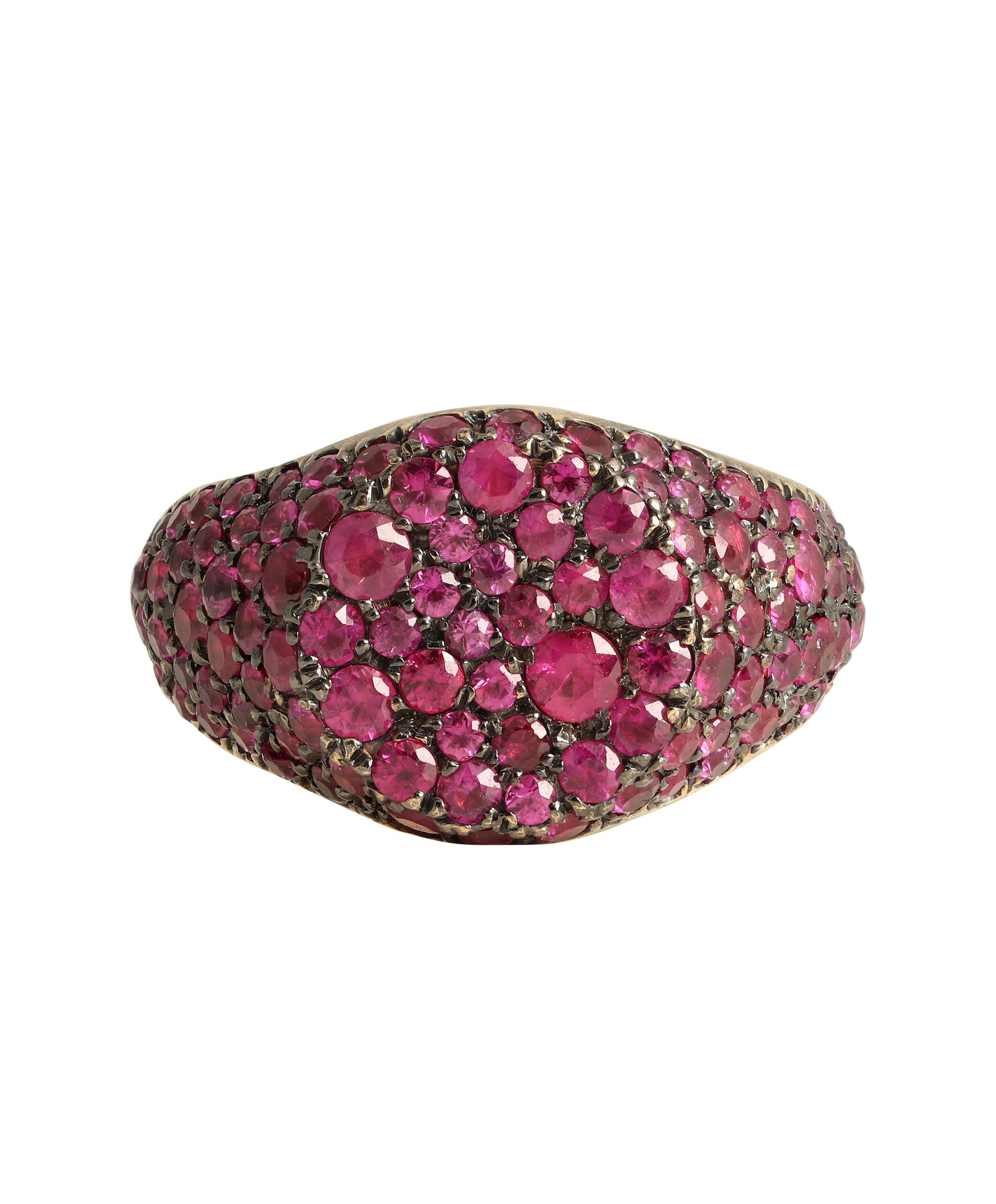 J by boghossian, ring, gold, ruby